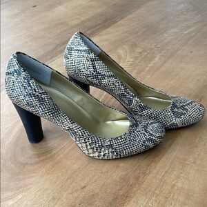 Snakeskin Heels